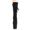 Pleaser - FLAMINGO1050FS Platform Boots, Pole dance shoes - Pole dance shoes - Black Product image